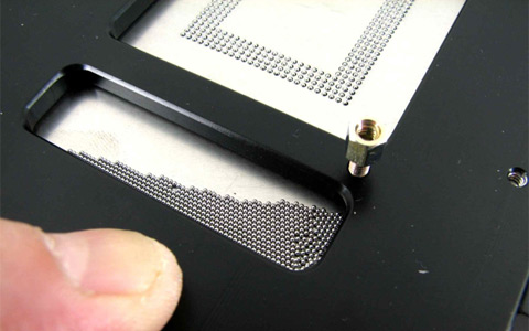 Trap excess balls in provided reservoir