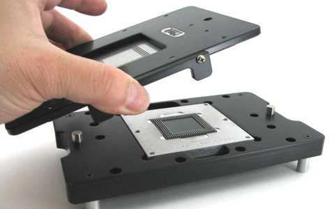 Ensure that balls are placed on every pad then lift carefully